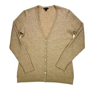 LaFayette 148 CableKnit Cardigan sweater, S